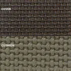 Méridienne d'extérieur en aluminium et tissu design de luxe - Frame Vineyard par Vondom Viadurini