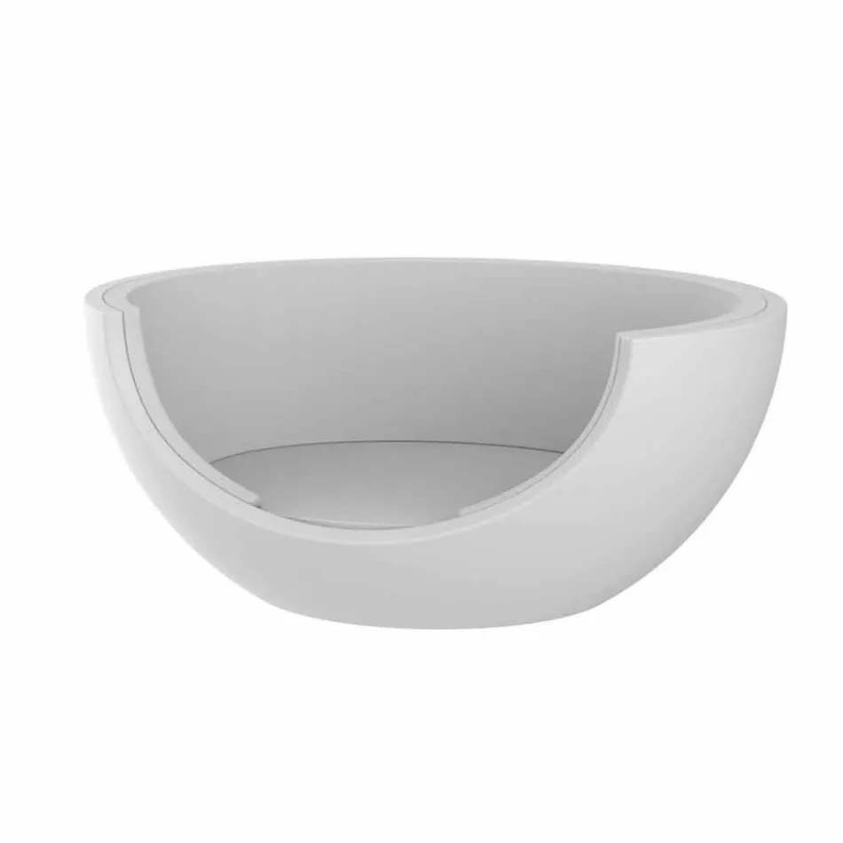 Lit de jour pour extérieur design circulaire de luxe en polyéthylène - Ulm Moon par Vondom Viadurini