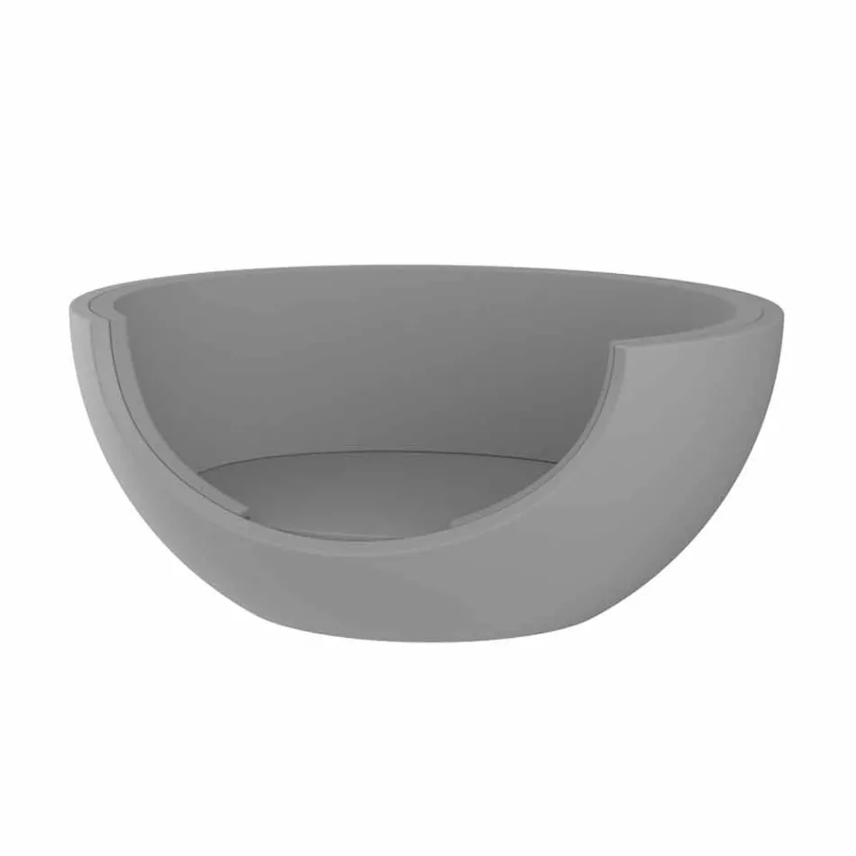 Lit de jour pour extérieur design circulaire de luxe en polyéthylène - Ulm Moon par Vondom Viadurini