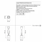 Décoration lumineuse pour intérieur de design moderne - Tulipe par Myyour Viadurini