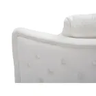 Canapé 2 Places Rembourré en Velours avec Pieds en Fer - Annetta Viadurini