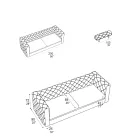 Canapé de salon 2 places avec appui-tête inclinable fabriqué en Italie - Unleashed Viadurini