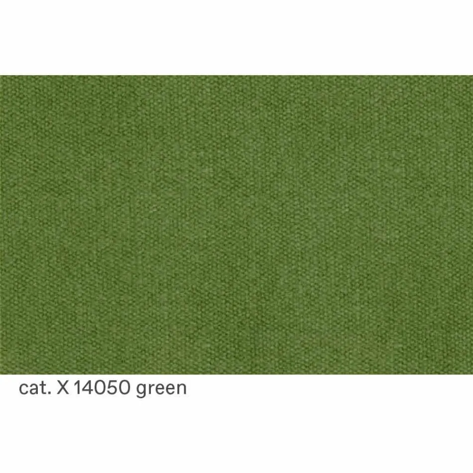 Canapé 2 places en coton avec cubes latéraux en Mdf Made in Italy - Damascus Viadurini