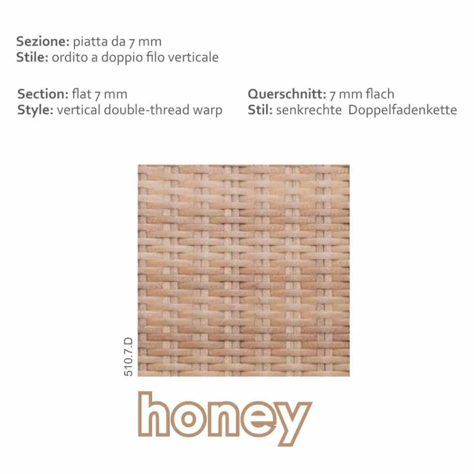 Canapé 3 places polyéthylène extérieur et Joe Tempotest Viadurini