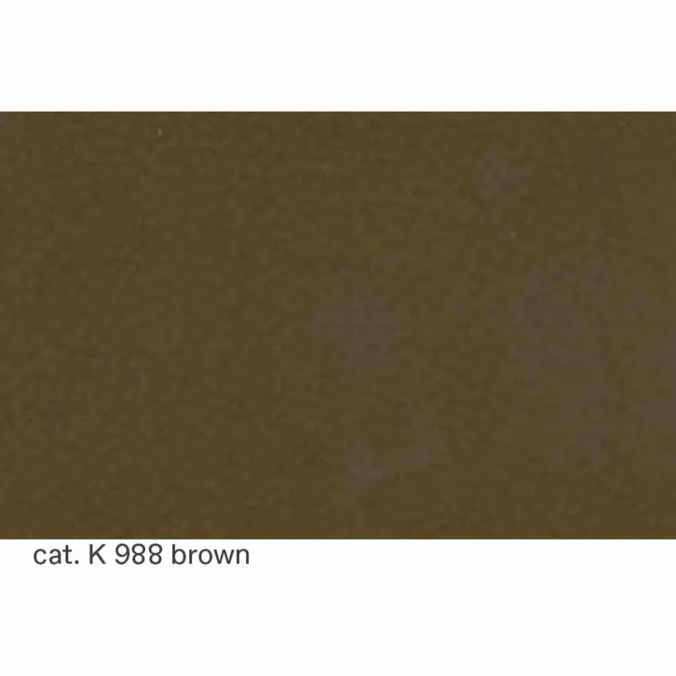 Canapé 3 Places Recouvert de Cuir avec Pieds en Noyer Fabriqué en Italie - Alessandria Viadurini