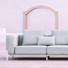 Canapé d'angle d'extérieur 5 places en aluminium 3 finitions, Luxe - Filomena Viadurini