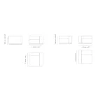 Canapé d'extérieur sectionnel en contreplaqué marin fabriqué en Italie - Bahias Viadurini