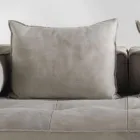 Canapé design moderne Cardo, sellerie cuir Viadurini