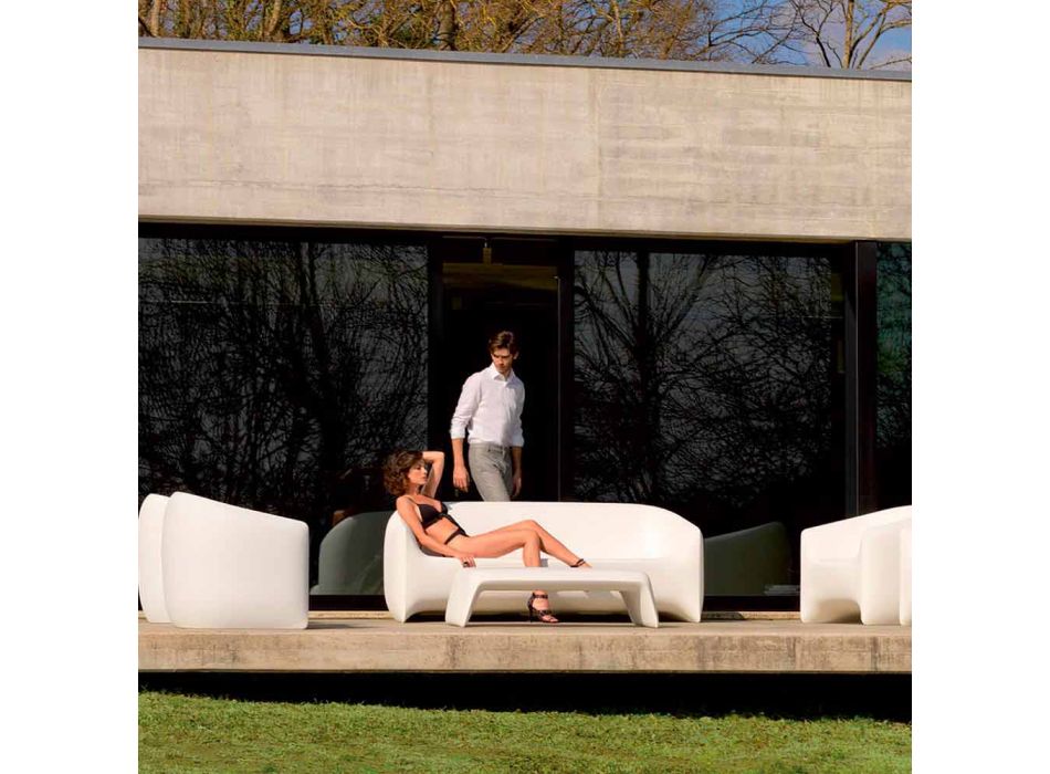 Canapé d'extérieur design en résine de polyéthylène Blow by Vondom Viadurini