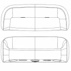 Canapé d'extérieur design en résine de polyéthylène Blow by Vondom Viadurini