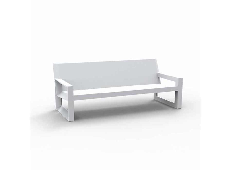 Canapé d'extérieur Frame by Vondom, en résine de polyéthylène, design Viadurini