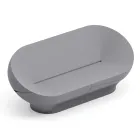 Canapé d'extérieur en polyéthylène disponible en plusieurs couleurs - Serviette Viadurini