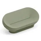 Canapé d'extérieur en polyéthylène disponible en plusieurs couleurs - Serviette Viadurini