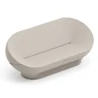 Canapé d'extérieur en polyéthylène disponible en plusieurs couleurs - Serviette Viadurini