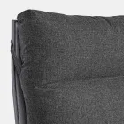 Canapé d'extérieur en tissu et aluminium avec dossier inclinable - Nathy Viadurini