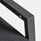 Canapé d'extérieur en tissu et aluminium avec dossier inclinable - Nathy Viadurini