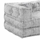 Canapé de jardin deux places ethnique en tissu déperlant - Shamo Viadurini