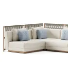 Canapé de jardin modulable Made in Italy - Rubik Viadurini