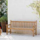 Canapé de jardin 2 ou 3 places en teck Made in Italy - Sleepy Viadurini