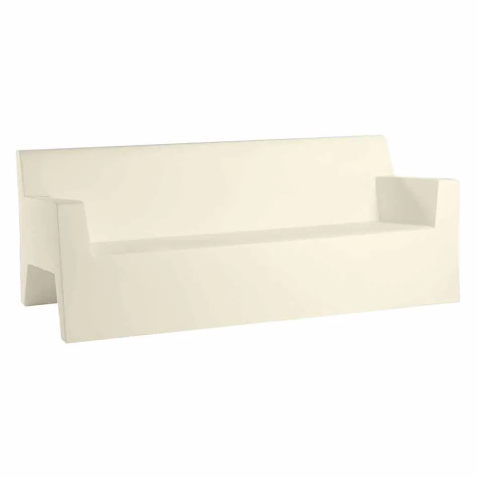 Canapé de jardin Jut by Vondom, en résine de polyéthylène, design Viadurini