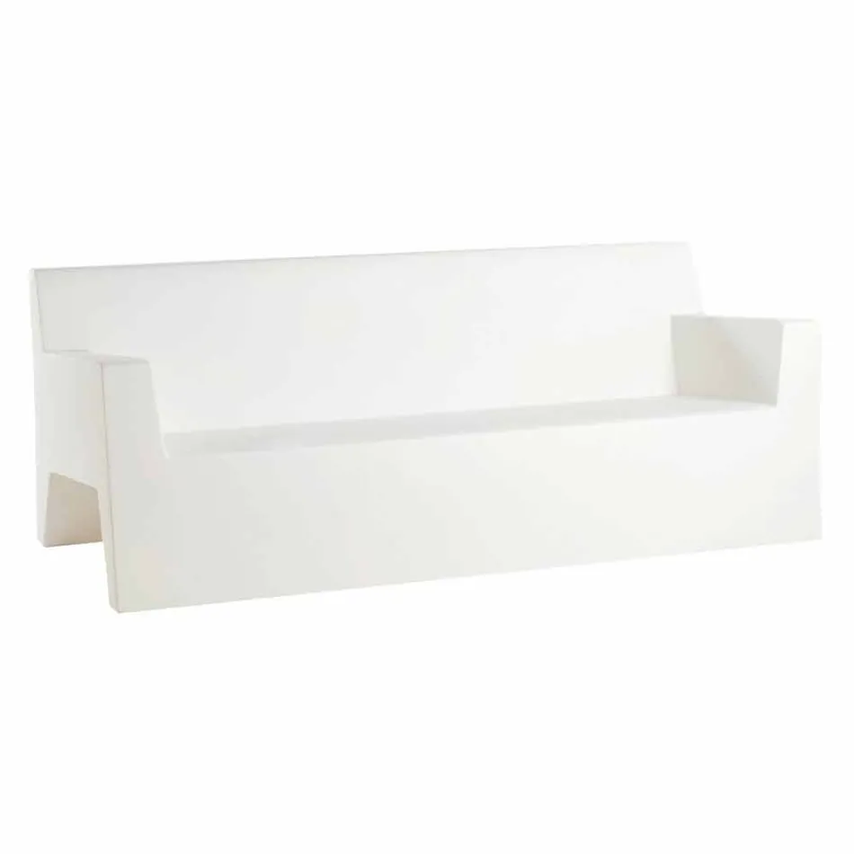 Canapé de jardin Jut by Vondom, en résine de polyéthylène, design Viadurini