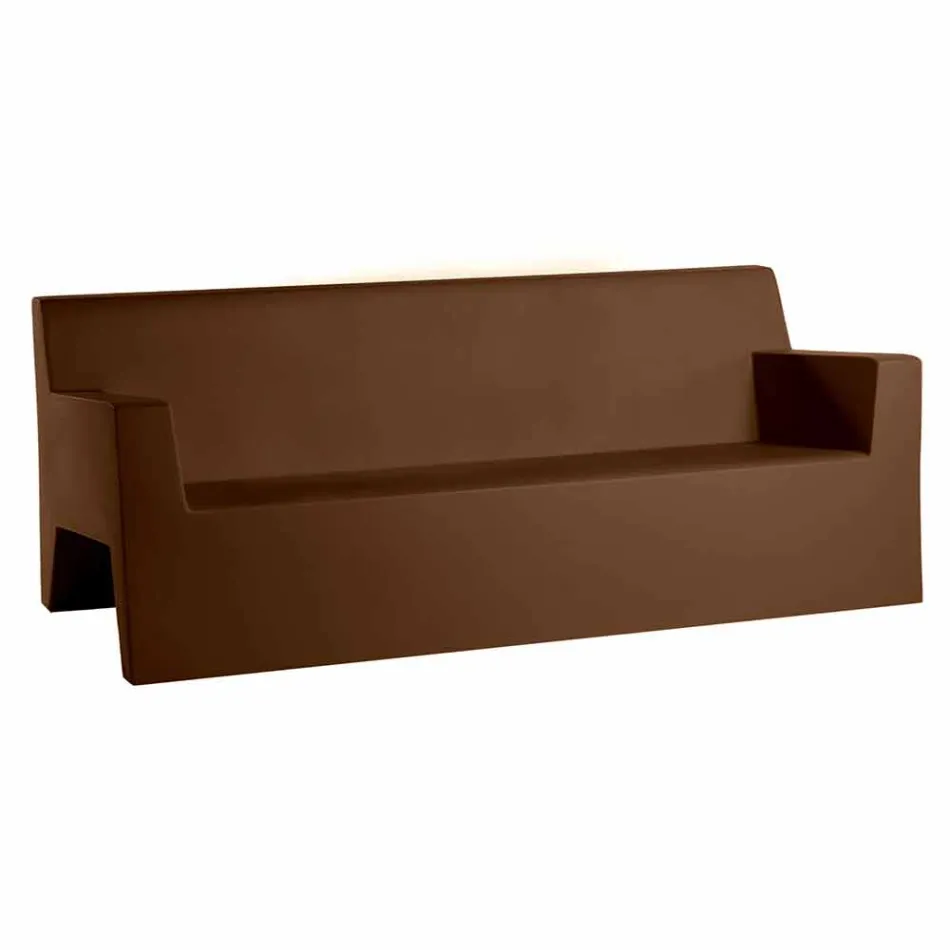 Canapé de jardin Jut by Vondom, en résine de polyéthylène, design Viadurini