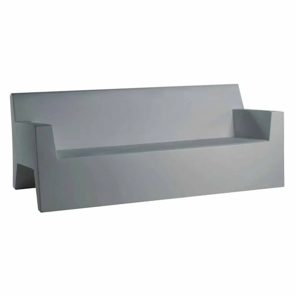 Canapé de jardin Jut by Vondom, en résine de polyéthylène, design Viadurini