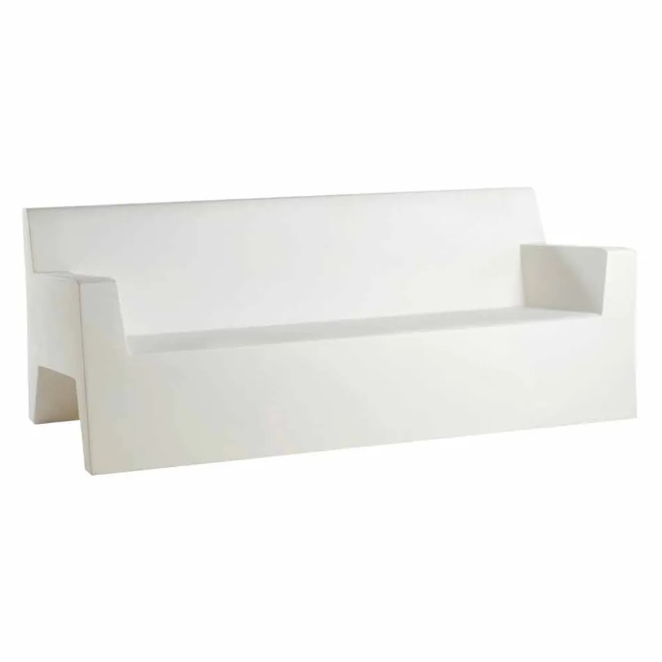 Canapé de jardin Jut by Vondom, en résine de polyéthylène, design Viadurini