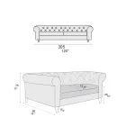 Canapé d'intérieur disponible en différentes tailles fabriqué en Italie - Vivace Viadurini