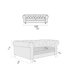 Canapé d'intérieur disponible en différentes tailles fabriqué en Italie - Vivace Viadurini