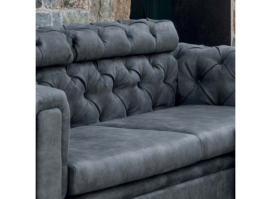 Canapé de salon avec appui-tête inclinable fabriqué en Italie - Unleashed Viadurini