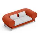 Canapé de salon 2 places en polyéthylène de différentes couleurs - Orbis Viadurini