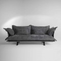 Canapé design moderne en cuir Shita, 170,220 ou 250 cm