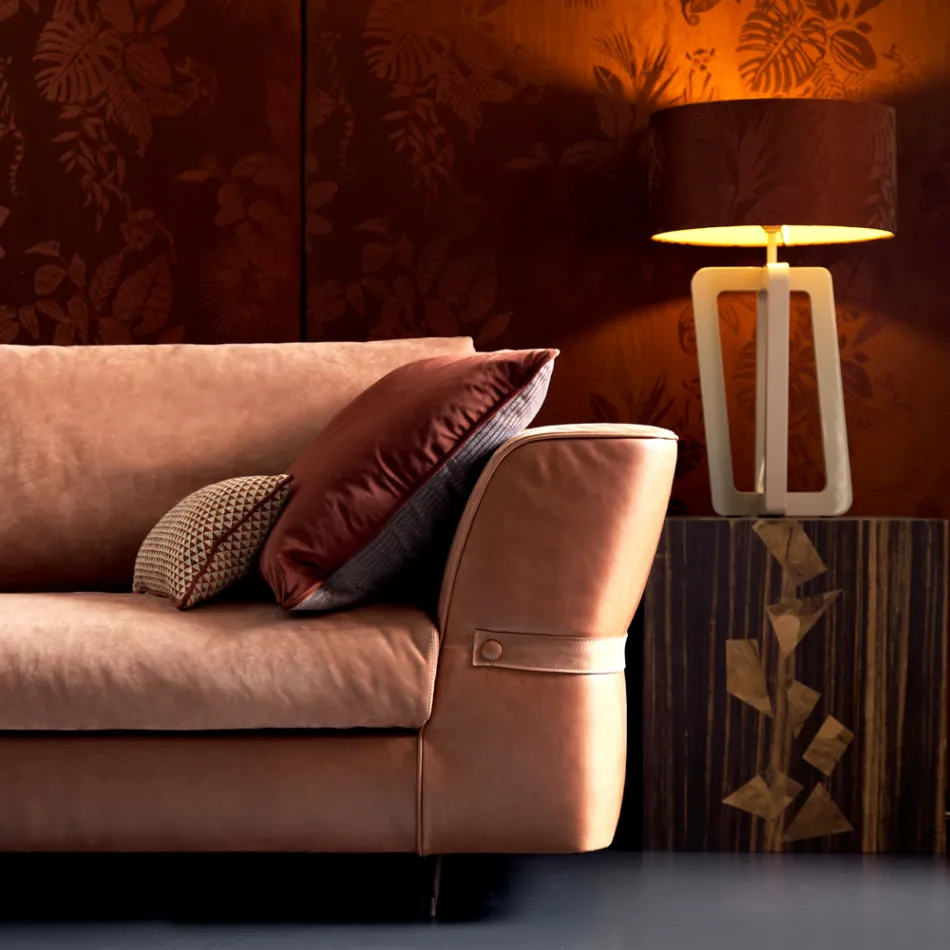 Canapé trois places de design Grilli Joe fait à la main en Italie Viadurini