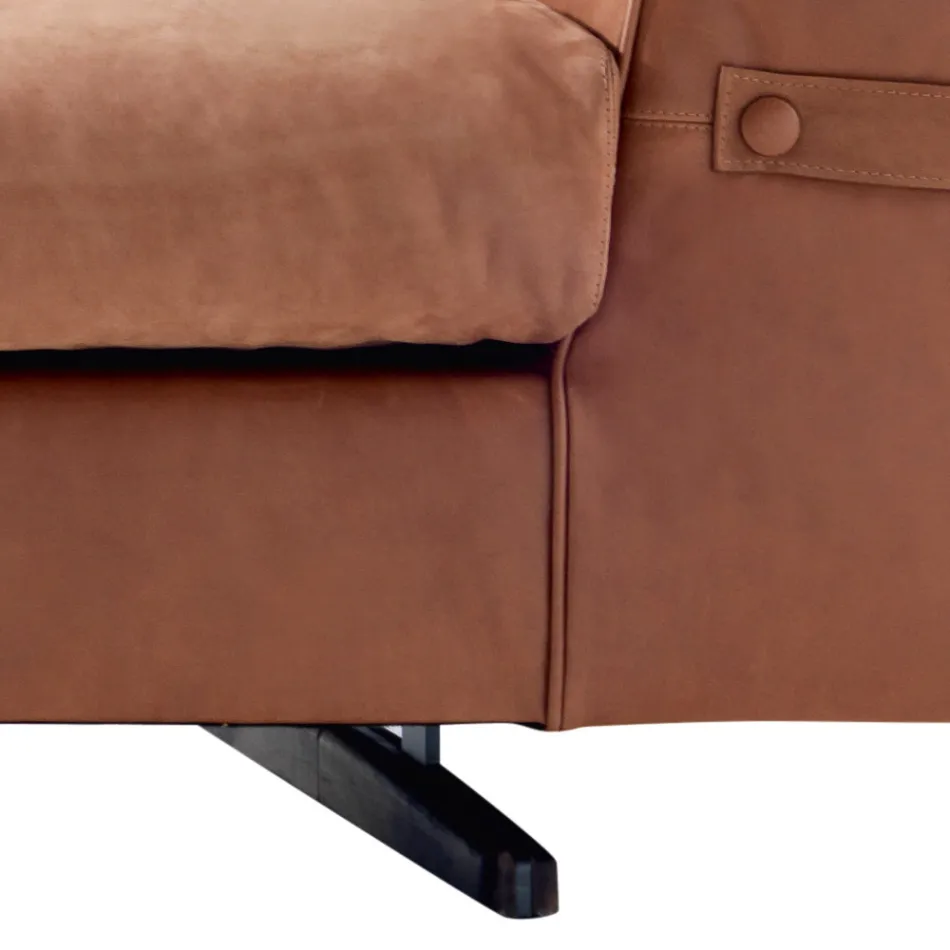 Canapé trois places de design Grilli Joe fait à la main en Italie Viadurini