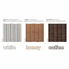 île jardin de détente avec canapé Hector a fait le tissage à la main, un design moderne Viadurini