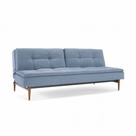 Canapé-lit bleu réglable en 3 positions Dublexo Viadurini