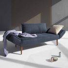 Canapé lit design moderne Zeal by Innovation en tissu rembourré Viadurini