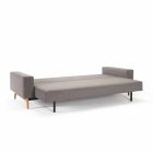 Canapé-lit Idun moderne gris fabriqué au Danemark - Innovation Viadurini