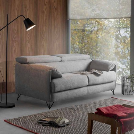 Canapé-lit en tissu amovible réalisé en Italie Vittorio Viadurini