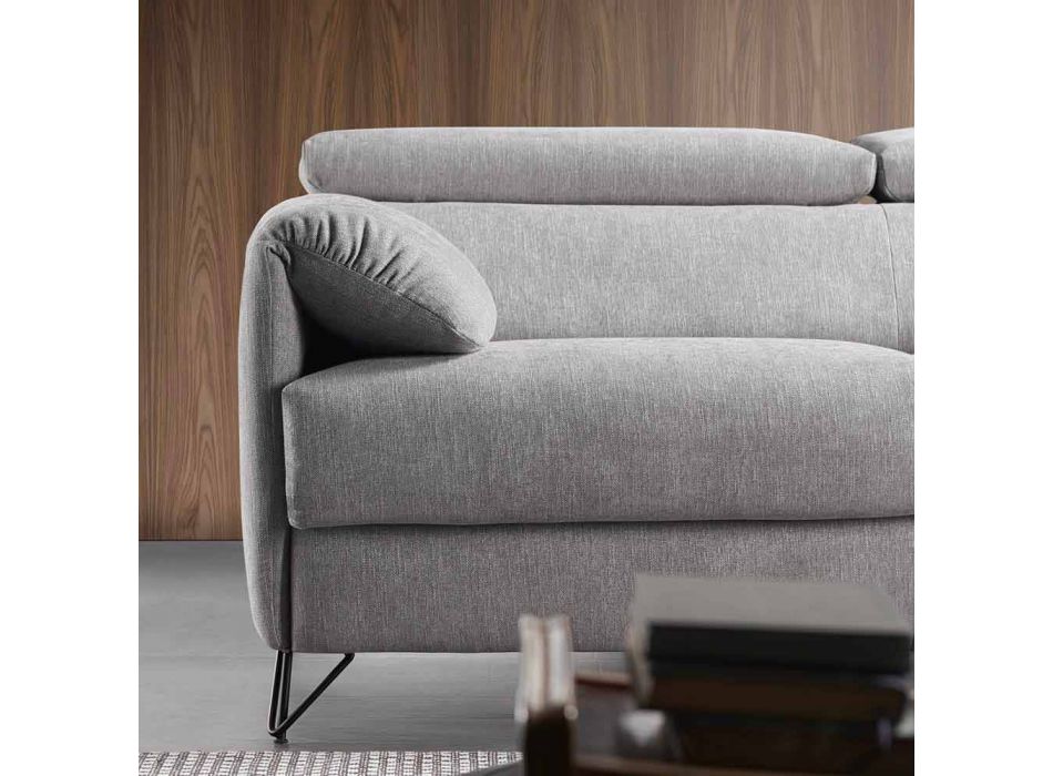 Canapé-lit en tissu amovible réalisé en Italie Vittorio Viadurini