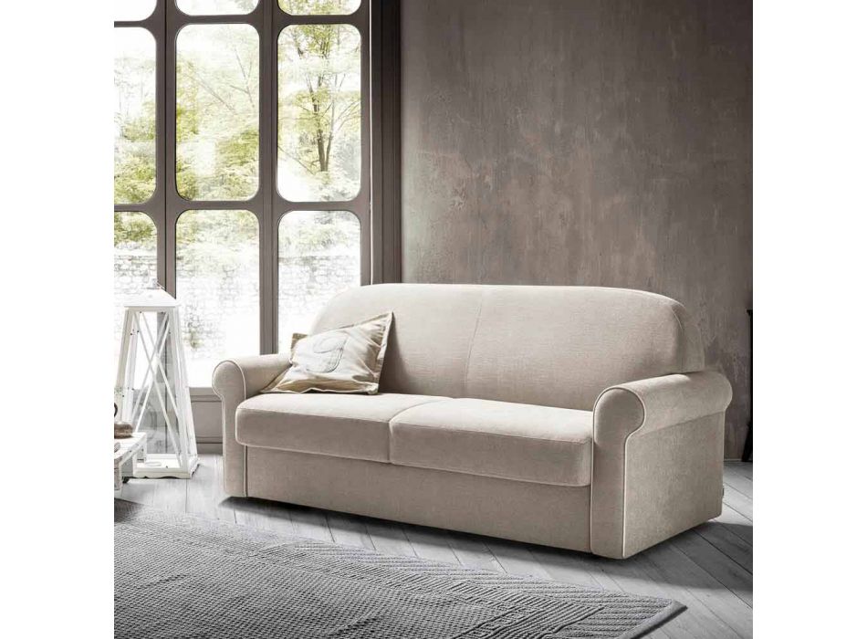 Canapé-lit double en tissu design Made in Italy - Anemone Viadurini