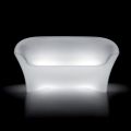 Canapé d'extérieur lumineux en polyéthylène avec éclairage LED Made in Italy - Conda