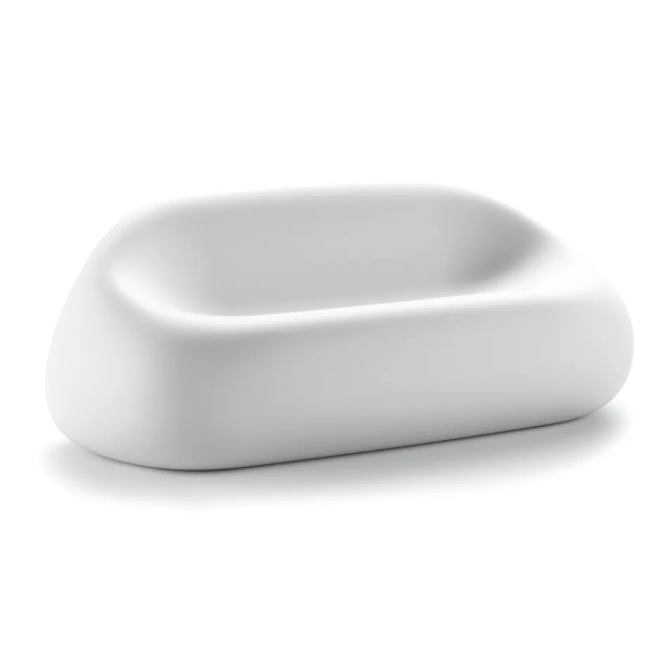 Canapé d'extérieur moderne en polyéthylène de design Made in Italy - Ervin Viadurini