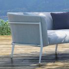Canapé moderne pour design amovible extérieur ou intérieur fabriqué en Italie - Carmine Viadurini