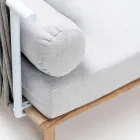 Canapé de jardin modulable avec 2 dossiers en corde - Bellatrix Viadurini