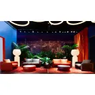 Canapé d'extérieur 2 places en tissu ou en cuir - Mara by Slide Viadurini