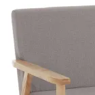 Canapé en bois de pin massif - Xénon Viadurini