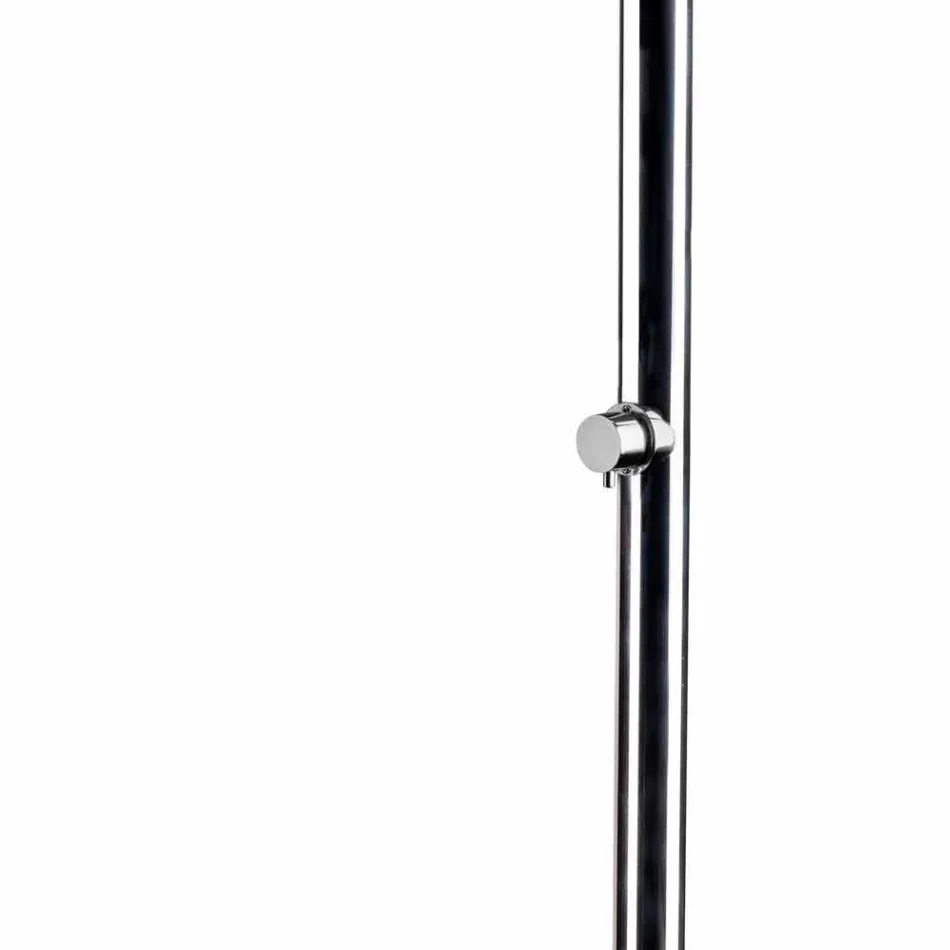 Douche de jardin avec pommeau de douche intégré en acier inoxydable Made in Italy - Yuki Viadurini