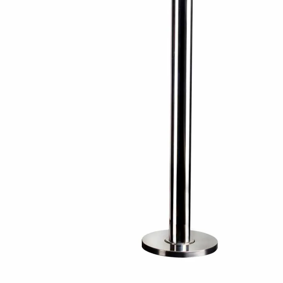 Douche de jardin avec pommeau de douche intégré en acier inoxydable Made in Italy - Yuki Viadurini